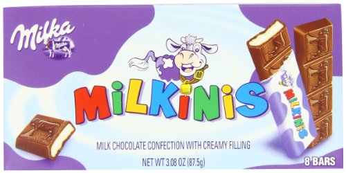 Milka Milkinis Milk Chocolate Bars With Creaming Filling, 3.08 Ounce (Pack of 20) logo