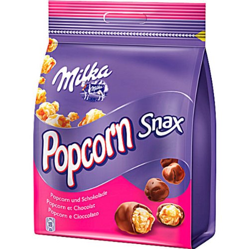 Milka Popcorn Snax logo