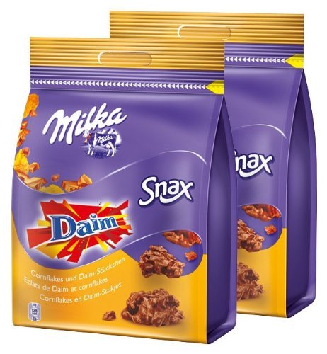 Шоколад Милка daim Snax