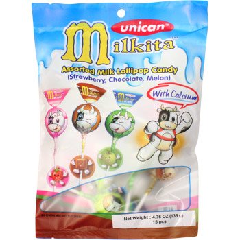 Milkita Lollipop Candy – 4.76oz [pack of 3] logo