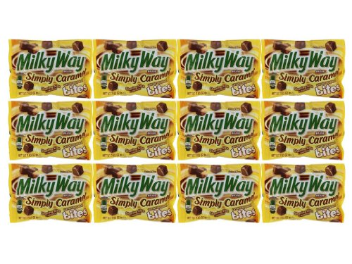 Milky Way King Size Unwrapped Bites Simply Caramel 12c/2.83 Oz – Tj11 logo