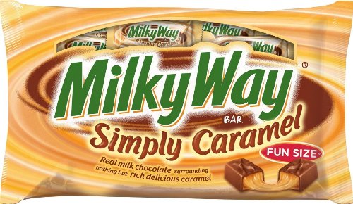 Milky Way Simply Caramel Fun Size Bars, 11.5 ounce (Pack of 2 Bags) logo