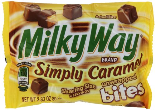 Milky Way Simply Caramel Unwrapped Bites Candy Bar, 2.83 Ounce (Pack of 12) logo