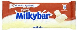 Milkybar Medium White Chocolate Bar logo