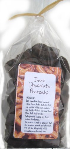 Mini Pretzel Twists Dipped In Dark Chocolate 6 Oz Gift Bag logo