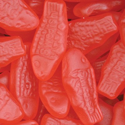 Mini Red Swedish Fish: 5lb logo