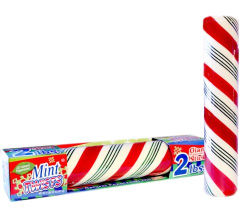 Mint Twists Giant Solid Peppermint Stick 2lb logo