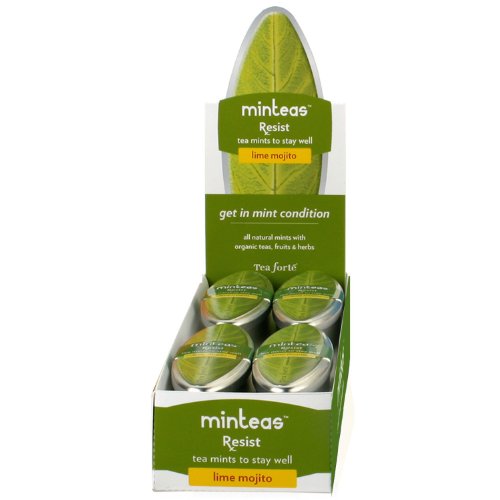 Minteas – Resist – Tea Mints To Stay Well – Lime Mojito – By Tea Forte logo