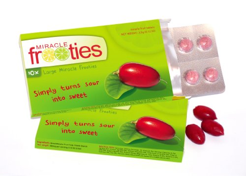 Miracle Frooties Miracle Fruit Berry Tablets – Discount Price 2 Packages Of 10 logo