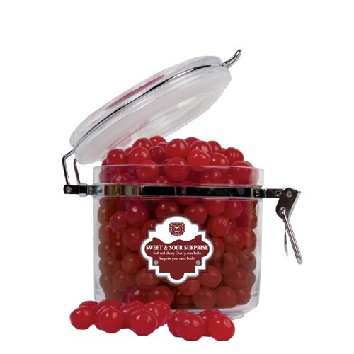 Missouri State University Sweet & Sour Cherry Surprise Round Canister ‘bear Head’ logo