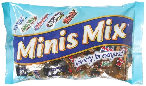 M&M Mars Miniature Mixed, 10.5 ounce Bag (Pack of 6) logo