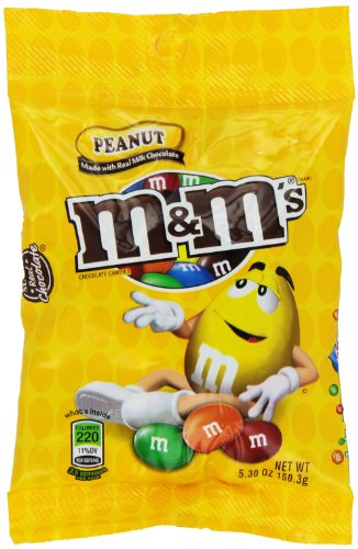 M&m Mars Peanut, 5.30 ounce (Pack of 12) logo