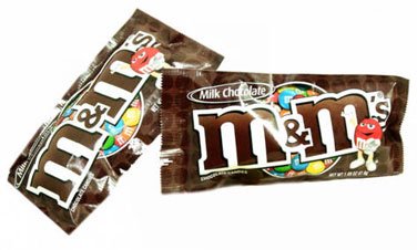 M&M – Milk Chocolate, 1.69 Oz Bags, 48 Count logo