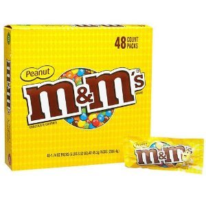 M&M Peanut, 1.74 Oz Bags, 48 Count logo