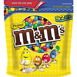 M&M Peanut, 42 Oz Bag logo