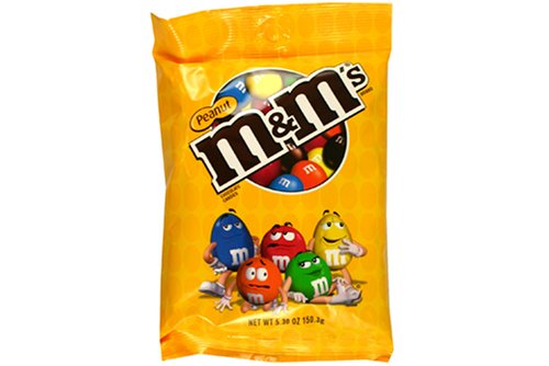 M&M Peanut 5.3oz Bag logo