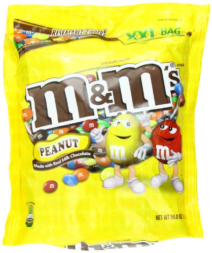 M&m Peanut Candy 56 Oz logo