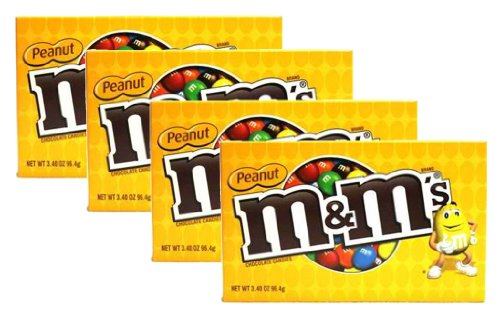 M&m Peanut Chocolate 4pcs 3.4oz logo