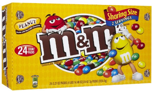 M&m Peanut – King Size 24ct Box logo