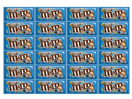 M&m Pretzel Chocolate 24ct/1.14 Oz – Tj12 logo