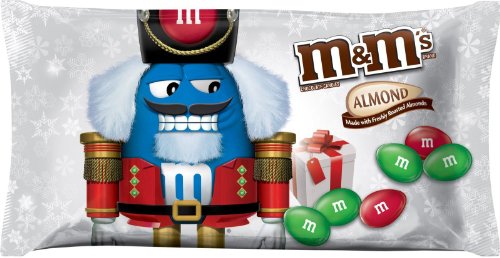 M&ms Almond Chocolate Candies For The Holidays 9.9 Oz. (1 Pack) logo