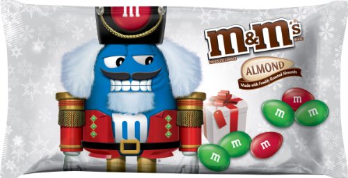 M&m’s Almond Chocolate Candies For The Holidays (Pack of 6) logo