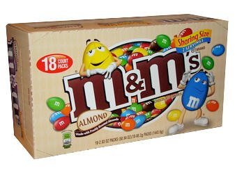 M&M’s Almond King Size logo