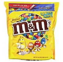 M&m’s Chocolate Candies, Peanut, 56 Oz (Pack of 3) logo