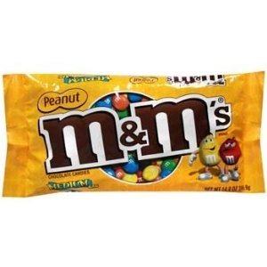 M&m’s Chocolate Covered Peanuts 11.4 Oz Bag logo