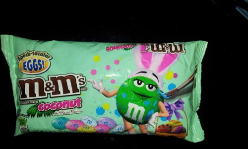 M&ms Coconut Speck-tacular Eggs (2 Packs) logo