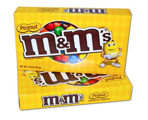 M&M’s Concession Box – Peanut (Pack of 12) logo