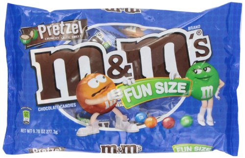 M&m’s Fun Size Pretzel Chocolate Candies Bag, 9.78-ounce logo