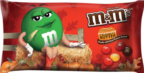 M&m’s Harvest Blend Peanut Butter Chocolate Candy, 11.40 ounce (Pack of 6) logo