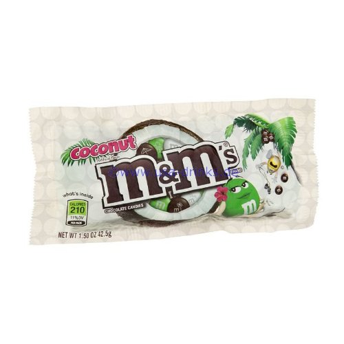 M&M’s Limited Edition Coconut Chocolate Candies, 1.5oz Pack – 24ct. logo