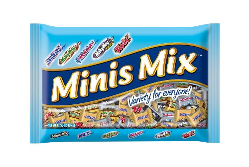 M&M’s Mars Mixed Miniatures Variety Bag, 17.5 ounce Packages (Pack of 3) logo