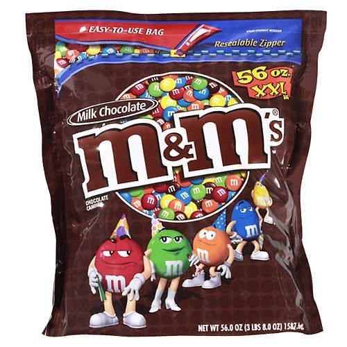 M&m’s Milk Chocolate Candy 1/56 Oz Bag logo