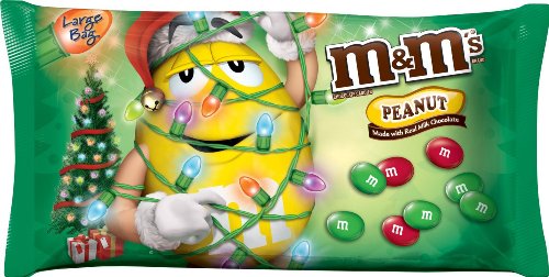 M&ms Milk Chocolate Peanut Holiday Candies Limited Edition 12.60 Oz Bags (Pack of 2) logo