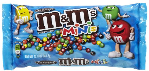 M&Ms Milk Minis, 12.00 Oz logo