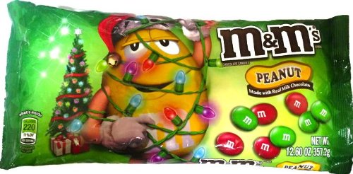 M&m’s Peanut Chocolate Candies For The Holidays, 12.6 ounce (Pack of 3) logo