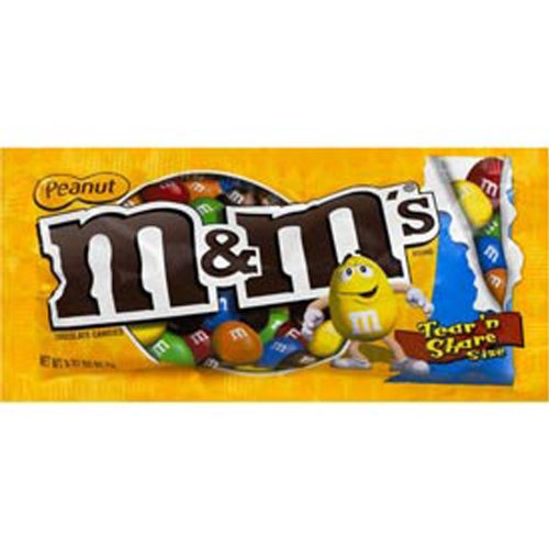 M&ms Peanut Chocolate Candy – King Size, 24-count logo