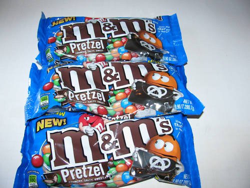 M&m’s Pretzel 9.9 Oz.-bag (Pack of 3) logo