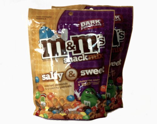 M&M’s Snack Mix Salty & Sweet Dark Chocolate 8oz. 2pack logo