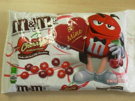 M&M’s Valentine Cherry Candy (1 9.9 Ounce Bag) logo