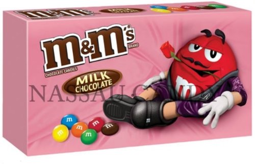 M&m’s Valentine Milk Chocolate 3.40oz (96.4g) logo