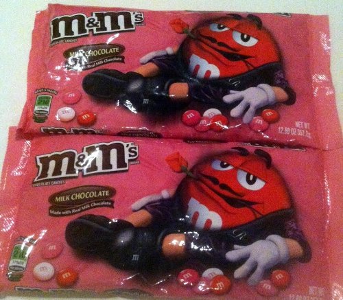 M&m’s Valentine’s Chocolate Candies, Milk Chocolate, 12.6 ounce Packages (Pack of 2) logo