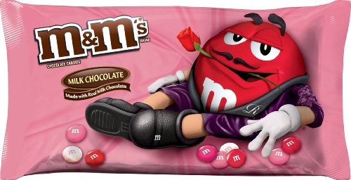 M&M’s Valentine’s Chocolate Candies, Milk Chocolate, 12.6 ounce Packages (Pack of 6) logo