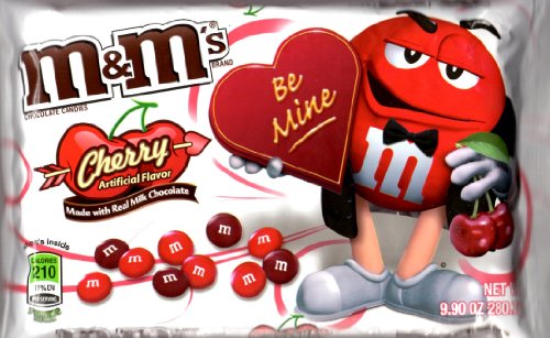 M&M’s Valentine’s Day Candies, Cherry Chocolate, 9.9-ounce, 2 Bags logo