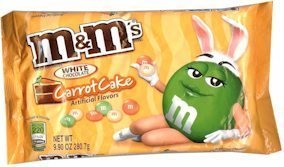 M&m’s White Chocolate Carrot Cake logo