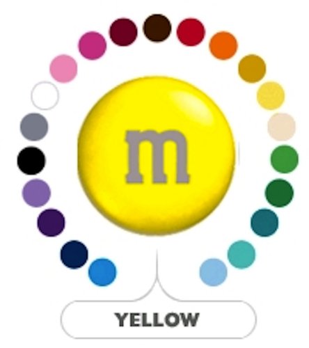 M&m’s Yellow Milk Chocolate Candy 1lb Bag logo