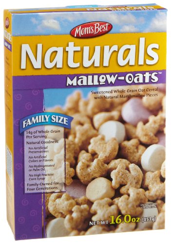 Mom’s Best Natural Mallow Oats Cereal, 16 ounce Boxes (Pack of 12) logo